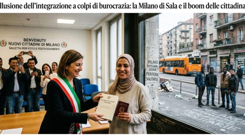 L’ideologia della cittadinanza a nastro: il miraggio dell’accoglienza nella Milano di Sala